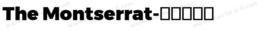 The Montserrat字体转换